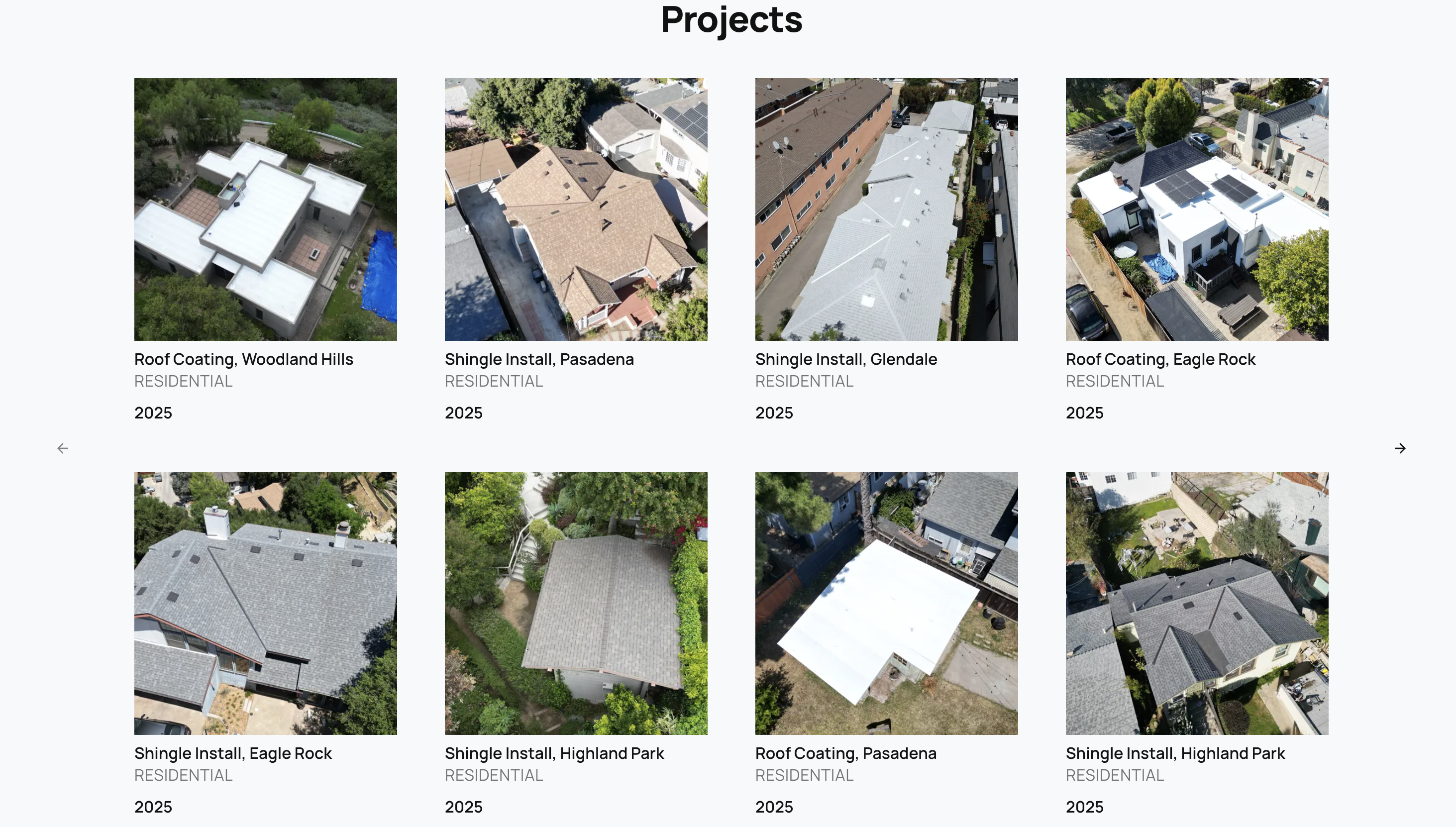 Francisco's Roofing Team at Work